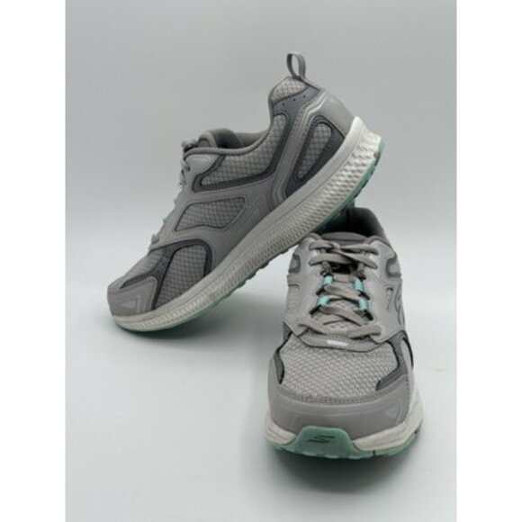 Skechers Go Run Consistent Gray Blue Running  Sneakers 128075  women’sSize 8.5 - Picture 6 of 9